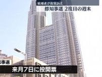 東京都知事選、告示から2度目の週末　候補者が政策訴え