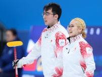 【カーリング・ミックスダブルス】アイスの状態にも苦しみ黒星スタート「いい場所が取れないミスが続いた」