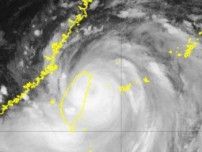 台風3号：与那国空港で24時間に122ミリの雨　大雨に警戒呼びかけ【24日午後5時現在】