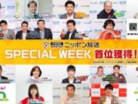 ニッポン放送、聴取率「男女12〜69歳」週平均・平日平均・土日で首位　『ショウアップナイター』『あなたとハッピー！』牽引