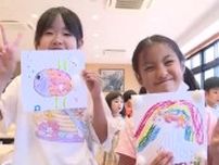 能登半島地震の被災地を思い　石川・志賀町から届いた貝殻で子供たちが作品作り〈宮城〉
