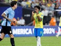 ブラジル代表、コパ・アメリカ敗退…退場者を出したウルグアイに敗れて準決勝にも進めず