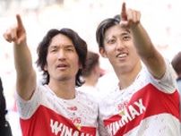 33歳原口元気、シュトゥットガルトで最後の試合…伊藤洋輝とチェイス・アンリがお別れメッセージを送る