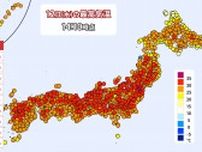【速報】全国で今年初めて35℃以上の「猛暑日」を観測　福島県伊達市で35.2℃　東京・広島・新潟など今年初の「真夏日」に　30℃以上の真夏日地点も“今年最多”300地点超え