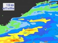 【大雨警報】広島県に大雨警報（土砂災害）発表　広島市など危険度が高まる　１日夕方にかけて土砂災害に警戒　昼頃にかけて断続的に活発な雨雲かかりさらに危険度高まるおそれ【この先30分ごとの降水シミュレーション】