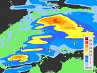 広島県は昼すぎまで局地的に激しい雨に注意　朝の強雨で再び土砂災害の危険度“警報基準超え”も【この先30分ごと降水シミュレーション】