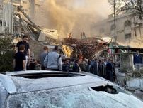 シリアのイラン大使館に攻撃、イスラエル空爆か　革命防衛隊幹部ら死亡