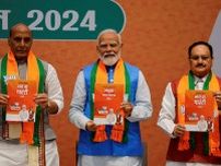 インド総選挙、モディ氏与党が雇用創出やインフラ整備を公約