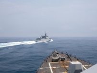 米ミサイル駆逐艦が台湾海峡通過、新総統就任まで2週間弱
