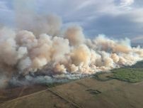 カナダ西部で山火事広がる、数千人に避難指示　大気汚染の懸念も