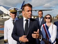 仏大統領、ニューカレドニア視察　選挙改革の延期表明