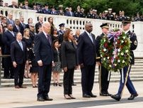 バイデン米大統領、戦没将兵追悼式典に出席