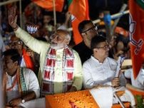 インド総選挙、モディ氏3期目入り確実か　与党連合圧勝の見通し