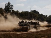 イスラム聖戦、イスラエルにロケット弾　ガザでは戦車前進