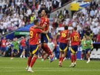「スペインが歴史的な呪いに終止符を打つ！」ユーロ準々決勝で延長戦の“死闘”を2−1で制して開催国ドイツを撃破…準決勝はスペインVSフランス
