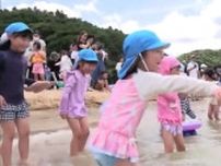 人工海水浴場「イマリンビーチ」で海開き式 子供たちが初泳ぎ楽しむ【佐賀県】