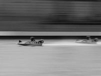 「ボートレース住之江で流し撮りチャレンジ♪」で速さが伝わる写真に挑戦！