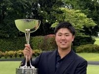 プレーオフ制した松山、史上最年少Ｖ！１５歳３４４日スケールビッグな高校１年生　ゴルフ日本アマ選手権