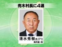 長野県売木村長選挙は現職が4選・3回連続で同じ顔触れの選挙戦制す