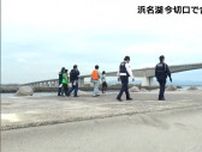 「水の危険性理解して」浜名湖今切口で警察などが合同パトロール＝浜松市