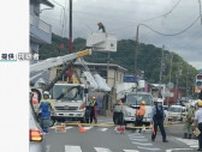 「音や振動なかった」なぜ?信号機の柱が倒れ貨物自動車にぶつかる　けが人なし＝静岡市葵区