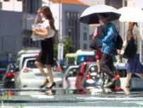 “命に関わる危険な暑さ”浜松市中心部で41℃予想　強い日差しで朝からぐんぐん気温上昇＝静岡