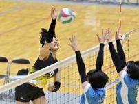 国学栃木、逆転Ｖ２　インターハイ県予選バレー女子　男子は足大付、42度目頂点