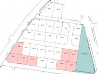 宇都宮の旧河内町庁舎跡、今秋にも住宅地分譲　市が業者に土地売却　28区画分を造成