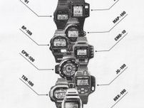G-SHOCKほか名作腕時計がTシャツに。カシオ50周年記念デザインを着て、半世紀を背中で語れ！
