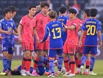 「悪質、レッドだろ」「危なすぎる」日本選手が激昂で一触即発！韓国MFの危険タックルに怒りの声！「なにやってくれとんねん！」【U-23アジア杯】