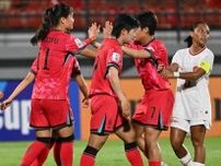 「兄の痛みを妹が癒した！」U-17韓国女子、因縁のインドネシアに“12−０爆勝”で韓メディアは歓喜！ 初戦０−７惨敗のショックを払拭「屈辱を経験したチームのプライドが回復」【U-17女子アジア杯】
