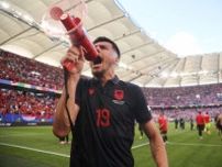 アルバニア代表FWダクに2試合の出場停止処分…クロアチア代表戦後に政治的チャントを扇動