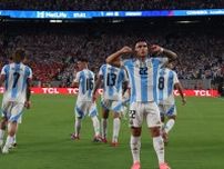 “世界王者”の勝負強さ！　アルゼンチンがL・マルティネスの劇的決勝点でチリ撃破、コパ・アメリカ決勝T進出確定