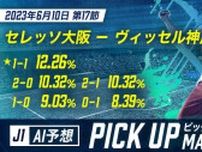 【AI予想】今週のWINNER J1ピックアップマッチ　セレッソ大阪―ヴィッセル神戸