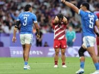 パリオリンピックの7人制ラグビー男子日本代表は4連敗、南アフリカ、フランス、フィジー、オーストラリアが準決勝進出