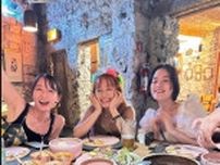 吉岡里帆　メキシコ旅行“食べまくり”3ショット公開に「みんなめっちゃ素敵な笑顔」「可愛すぎる天使」