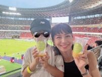 安田美沙子　家族そろってサッカー観戦　「人間ばなれしてる」FC東京FWに釘付け「目で追ってしまう…」
