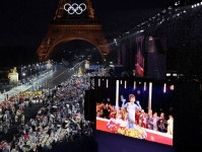 “とにかく明るい仏村”現る！パリ五輪開会式でネット衝撃「色違い出てきて吹いた」「フランス版安村」