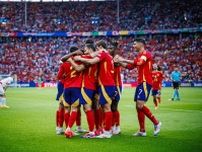 注目の“強豪国対決” スペイン代表がクロアチア代表に3発大勝