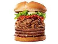 ロッテリア「肉の日」5月29日まで開催中、「キング 絶品チーズバーガー」や「キング 甘辛 牛プルコギバーガー」など、キングサイズを“お得な価格”で販売