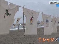 【高知】海と砂浜とＴシャツと…GW恒例《Ｔシャツアート展》風に揺れる1000枚　黒潮町で5月6日まで