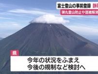“富士登山の事前登録”　静岡側で開始…弾丸登山防止や混雑解消へ　今季の状況ふまえ規制等を検討　静岡