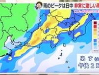 18日は朝から非常に激しい雨に　ピークは日中か　土砂災害などに警戒を【静岡・ただいま天気 6/17】