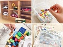 お絵かき用具・ブロック収納はコレが正解！3歳児ママが実践する100均＆スリコを使ったおもちゃ収納アイデア