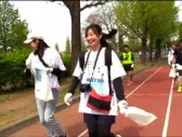 仙台国際ハーフマラソンを前にランニングイベント　参加者が汗流す