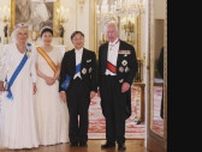 天皇皇后両陛下、バッキンガム宮殿で晩さん会に