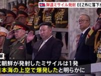 北朝鮮の弾道ミサイルがEEZ外に落下か “日本海の上空で爆発した”と韓国軍が明らかに