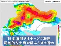 北海道　明日25日にかけて札幌圏も局地的な大雪や猛ふぶきに注意・警戒