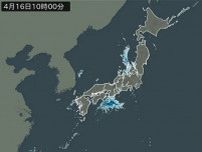 西〜東日本　晴れていても急な雨や落雷に注意　大気の状態不安定