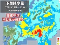 関東甲信　連休明け7日の午前は雨と風が強まる　9日は天気回復　気温の変化激しい